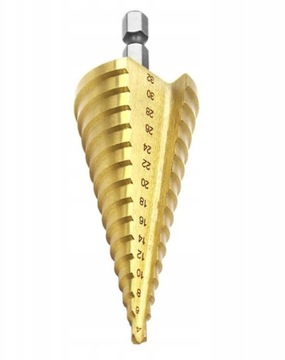 СТУПЕНЧАТОЕ КОНИЧЕСКОЕ СВЕРЛО HSS TYTAN 4–32 мм ЭКСТРА