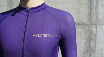 Мужская велосипедная майка фиолетовая VELCREDO L