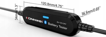 ТЕСТЕР АККУМУЛЯТОРА BLUETOOTH KONNWEI 6 В 12 В 24 В BT 5.0 BK200 CE