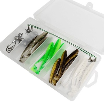 НАБОР СПИНИНГОВЫХ ПРИМЕН 7 СМ SAHIDO RIP ACTION OSMO НАБОР 30 ШТ. СУДАК