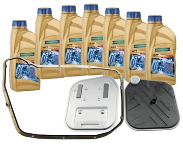 Zestaw do wymiany oleju ATF 8 HP Fluid 7L + filtr i uszczelka 8HP55