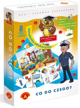CO DO CZEGO? UKŁADANKA EDUKACYJNA ALEXANDER