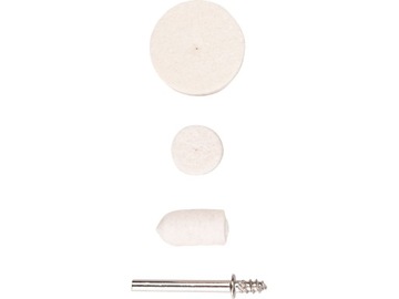 АКСЕССУАРЫ МИНИ-ШЛИФОВАЛЬНЫЕ МАШИНЫ Фетр для полировки ПОЛИРОВКА