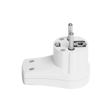 УГЛОВАЯ ВИЛКА С ВЫКЛЮЧАТЕЛЕМ WT-16WŁ W-99919 ПЛАСТРОЛ БЕЛЫЙ