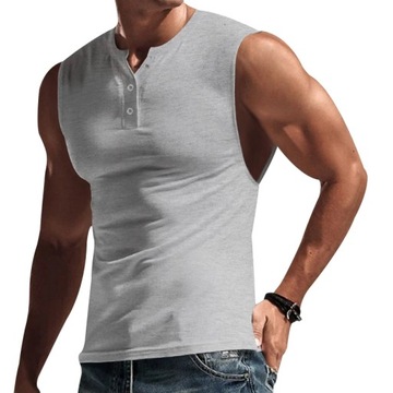 European and American men's sleeveless T-shirt co