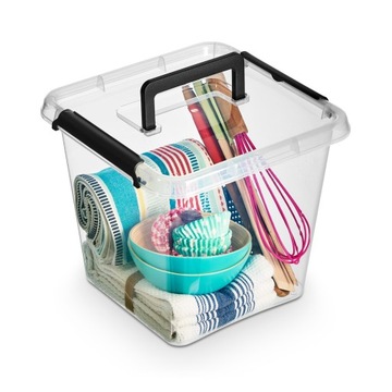 КВАДРАТНАЯ КОРОБКА С РУЧКОЙ 13Л ДЛЯ ПЕРЕНОСКИ