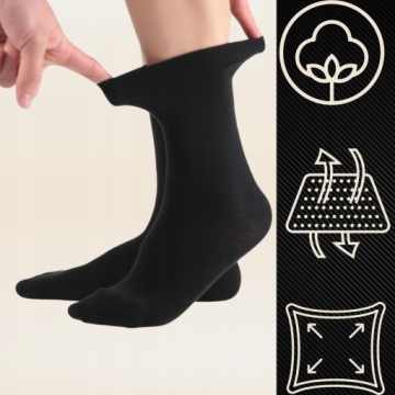 12 НОСКОВ ДЛЯ ДЕЛОВОГО КОСТЯ, ХЛОПОК, ВЫСОКИЕ, БЕЗ ДАВЛЕНИЯ, 40-43