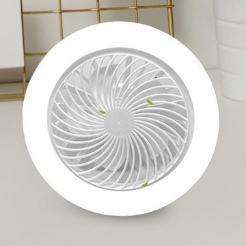 Потолочный вентилятор с регулируемой скоростью ветра. Вентилятор с дистанционным управлением. белый цвет