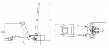 BAHCO BH13000QA LIFT 3 тонны БЫСТРЫЙ ПОДЪЕМ.