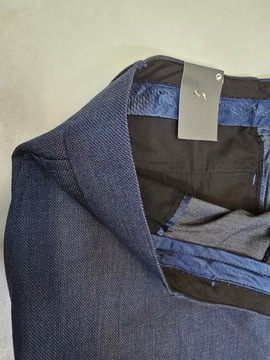 Primark męskie spodnie garniturowe niebieskie W36L32 36/32 (pas 95 cm)