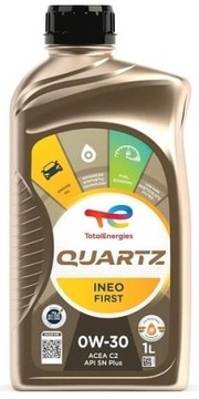 TOTAL QUARTZ INEO FIRST 0W30 1L C2 olej silnikowy syntetyczny