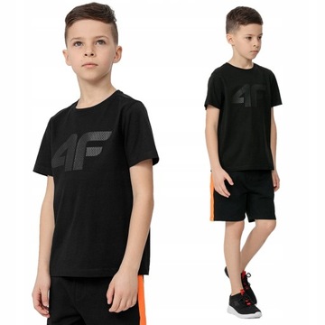 ФУТБОЛКА ДЛЯ МАЛЬЧИКОВ 4F ХЛОПКОВАЯ ФУТБОЛКА 134