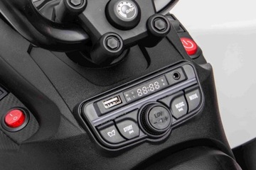 QUAD ELEKTRYCZNY CAN AM 12V 4 SILNIKI 45W AMORTYZATORY PILOT