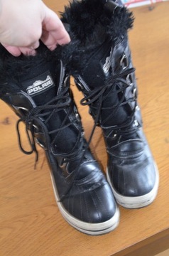 buty śniegowce r. 36 czarne