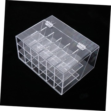 Pudełko 1 Pudełka Do Przechowywania z Pokrywkami Stojaki Akrylowe Do Ekspoz