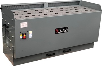 STÓŁ SZLIFIERSKI 1555X510 MM 2 X ODCIĄG 0,55 KW