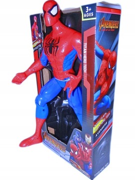 SPIDERMAN mega duża FIGURKA ruchoma świeci dźwięk