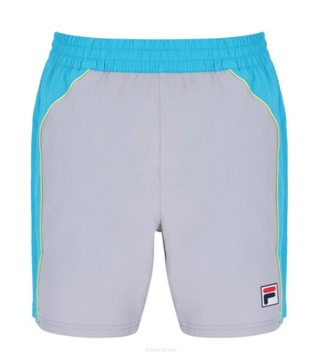 Tenisové šortky Fila Shorts Jack šedo-modré r.M