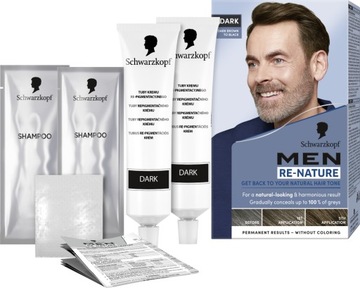 Schwarzkopf Men Re-Nature Dark Grey Ремувер для мужчин, темно-коричневый