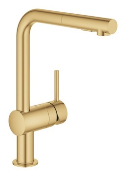 GROHE Minta bateria zlewozmywakowa wyciągana wylewka brushed cool sunrise