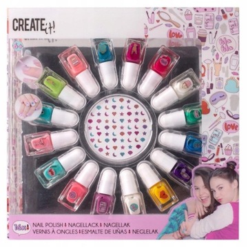 CREATE IT! LAKIERY DO PAZNOKCI MEGA ZESTAW 16 szt