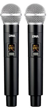 DNA UVS 2 2 MIKROFONY BEZPRZEWODOWE DO RĘKI ZESTAW 518-542 Mhz