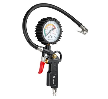 PISTOLET DO POMPOWANIA KÓŁ MANOMETR POMPKA REDATS
