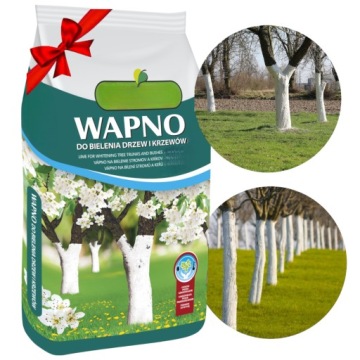 WAPNO DO BIELENIA OCHRONY DRZEW 2kg NAWÓZ CAŁOROCZNY SAD OGRÓD