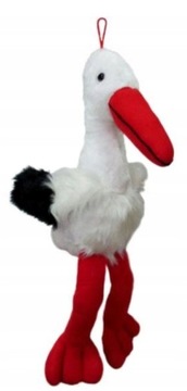 119841 MASKOTKA PLUSZAK PLUSZOWY BOCIAN 60 CM