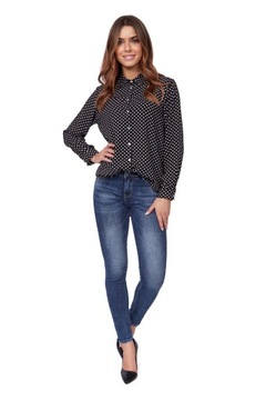 СТИЛЬНАЯ АСИММЕТРИЧНАЯ РУБАШКА, ЦВЕТ R - 52