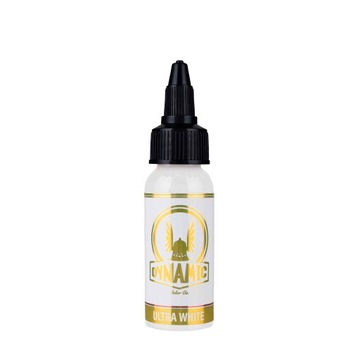 DYNAMIC ULTRA WHITE | 30 ml | Farba do tatuowania | Tusz | Biała | REACH