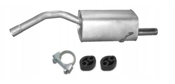 Tłumik końcowy Alfa Romeo 156 1,9+2,4JTD+zestaw