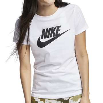 Koszulka damska Nike Tee Essential Icon Future biała BV6169 100 Koszulka da