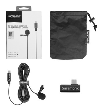 Петличный микрофон Saramonic LavMicro U3B с разъемом USB-C