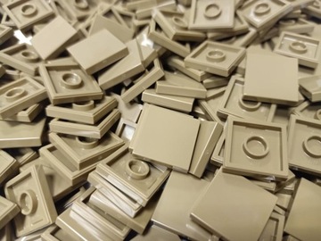 LEGO Płytka Kafel Tile 2x2 Dark Tan 3068 50 sztuk
