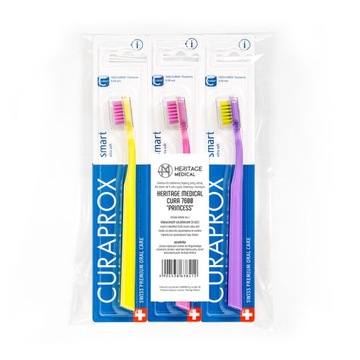 Zestaw Heritage Medical CURA 7600 / PRINCESS / szczoteczki Curaprox