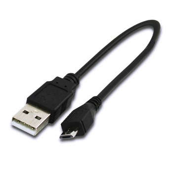 KABEL Micro-USB 20 cm TYPE B do ŁADOWARKI BANKU 5V