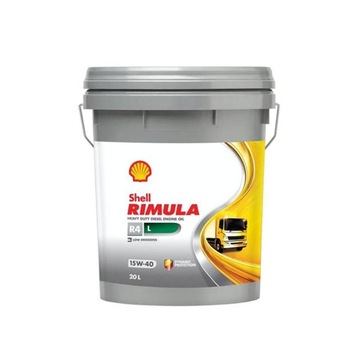 OLEJ SHELL RIMULA R4 L 15W40 20L + GRATIS