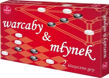 Zestaw gier Kukuryku Warcaby Młynek