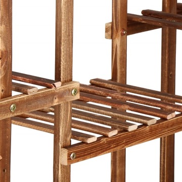 Большой деревянная цветочная крышка стой