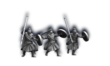 West Human Royal Guard On Foot - x5 Middle Earth