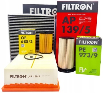 ZESTAW FILTRÓW FILTRON DO VW GOLF VII 1.6 2.0 TDI
