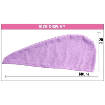 Женское полотенце для сушки волос, впитывающее, быстросохнущее из микрофибры.
