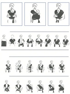 ТКАНЕВАЯ ПЕРЕНЗКА ДЛЯ ДЕТЕЙ ВЕСОМ ДО 20 КГ ДЛЯ РОДИТЕЛЕЙ