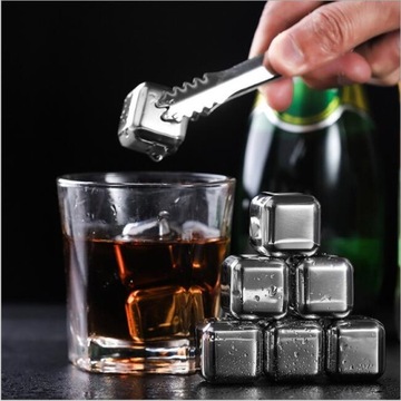Металлические кубики льда для напитков «Виски», 6 шт.
