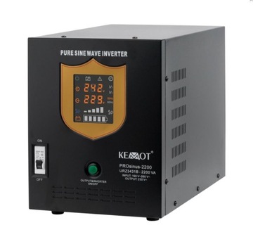 Zasilacz awaryjny Kemot URZ3431, PROsinus-2200 2200VA / 1600W, czarny