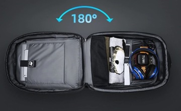 ПРОТИВОУРАЖНЫЙ РЮКЗАК ДЛЯ НОУТБУКА 15,6 ДЮЙМОВ USB TSA (I179)