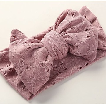 SZEROKA OPASKA na głowę dla niemowląt CHRZEST dla dziewczynki