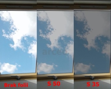 FOLIA PRZECIWSŁONECZNA NA OKNA DACHOWE S50 152cm