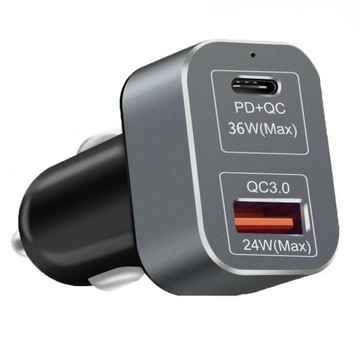 Ładowarka samochodowa Power Delivery 3.0 60W